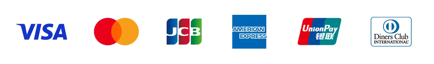 利用可能なクレジットカード